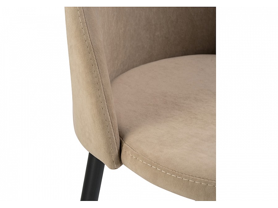 Барный стул Амизуре бежевый / черный матовый