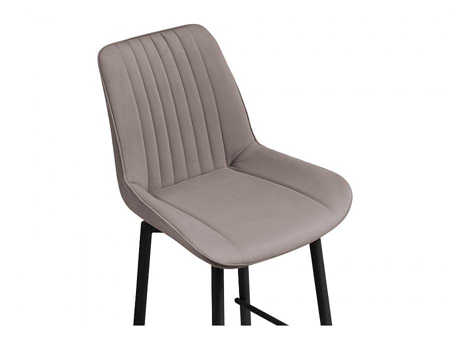 Барный стул Седа К крутящийся латте / черный