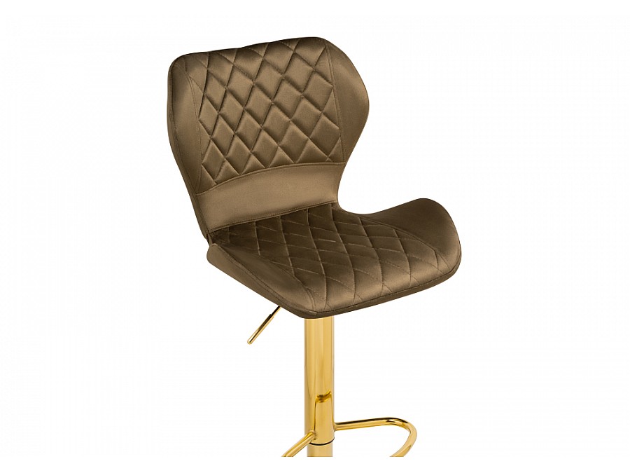 Барный стул Porch cappuccino / gold