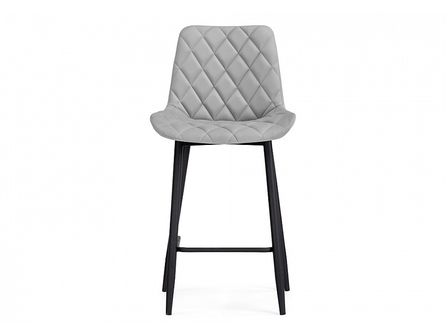 Барный стул Баодин Б/К светло-серый / черный