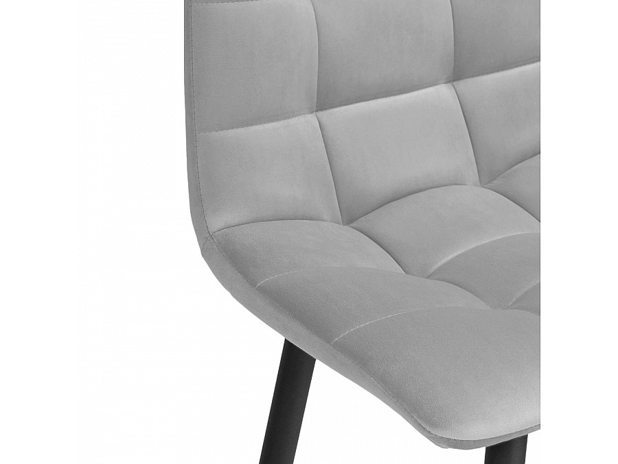 Барный стул Чилли К светло-серый / черный