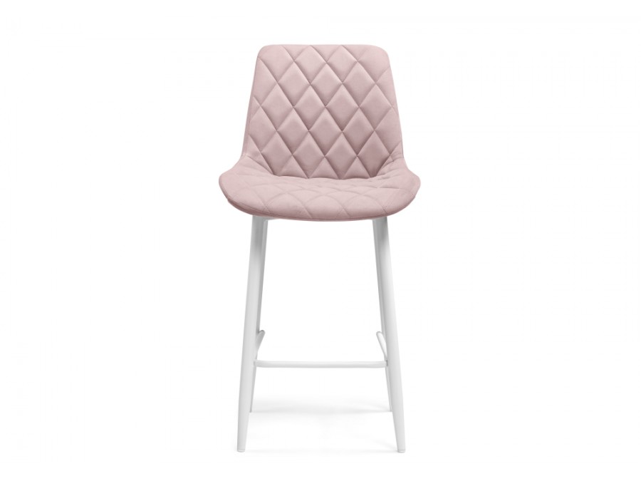 Барный стул Баодин К Б/К розовый / белый