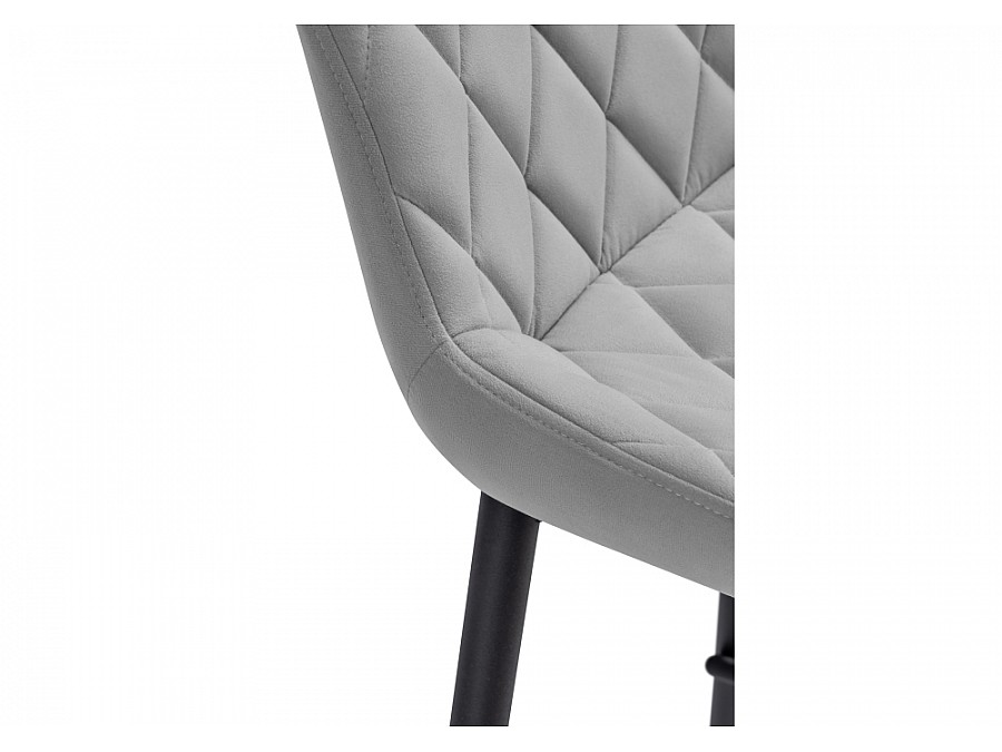 Барный стул Баодин Б/К светло-серый / черный