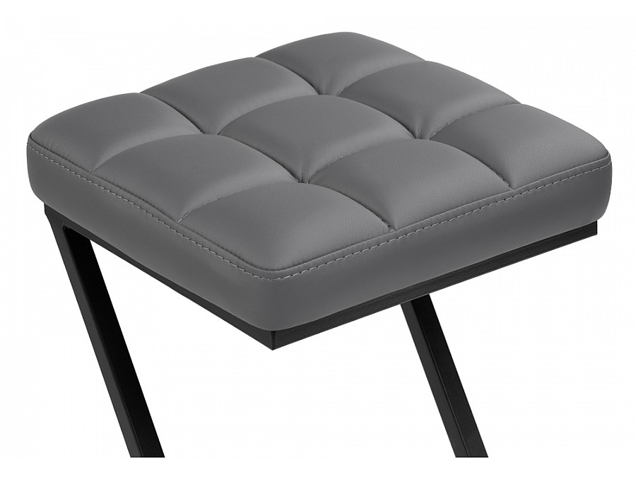 Барный стул Амаури темно-серый / черный матовый