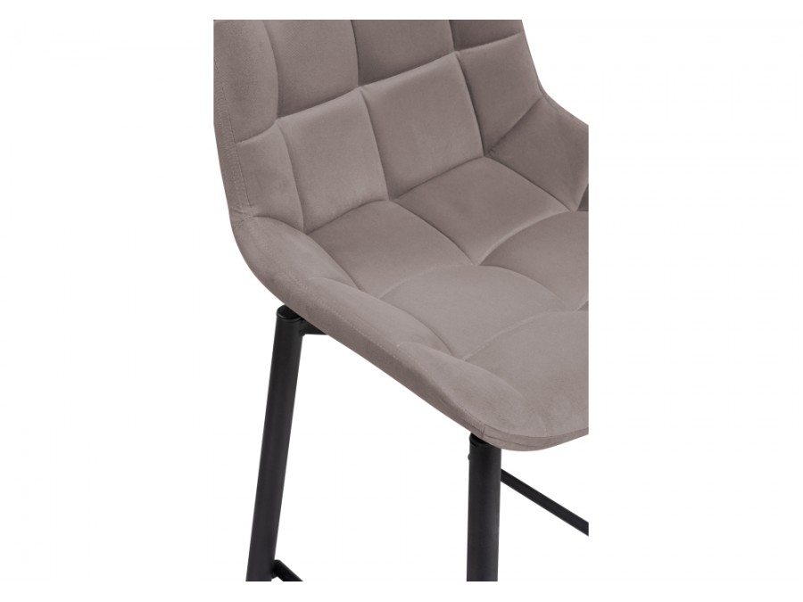 Барный стул Алст К крутящийся латте / черный