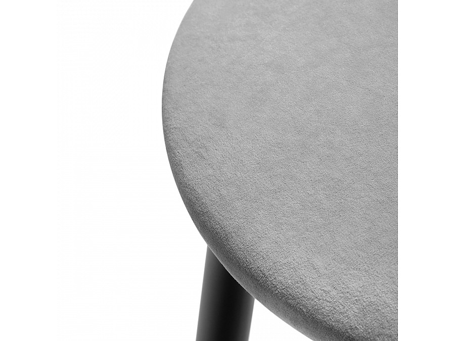 Барный стул Гангток катания сильвер / черный матовый