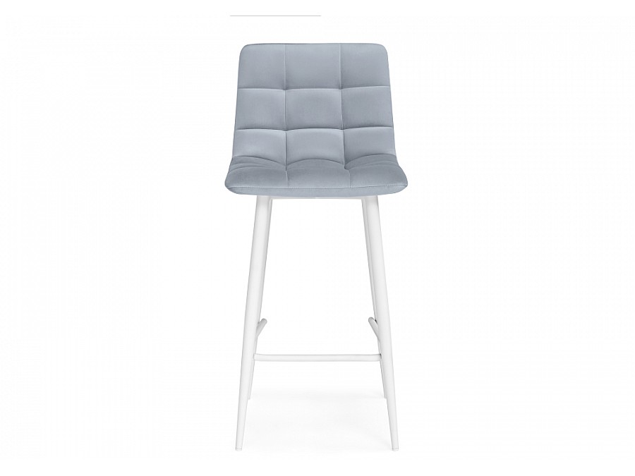 Барный стул Чилли К  светло-серый / белый