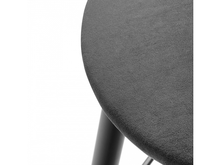 Барный стул Гангток катания графит / черный матовый