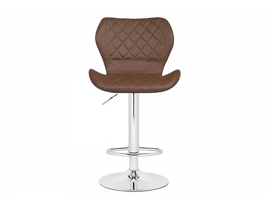 Барный стул Porch brown / chrome