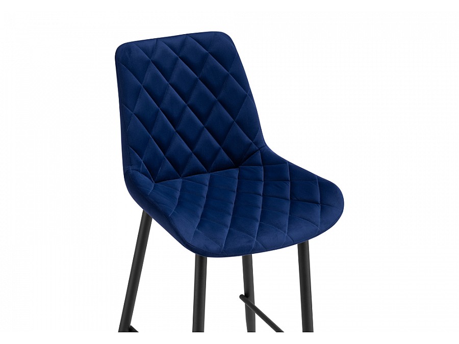 Барный стул Баодин Б/К синий / черный