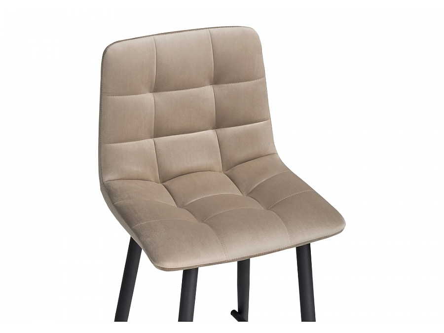 Барный стул Чилли К бежевый / черный