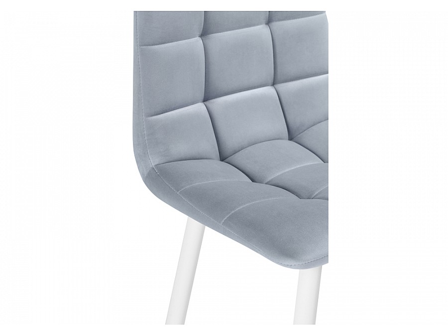 Барный стул Чилли К  светло-серый / белый