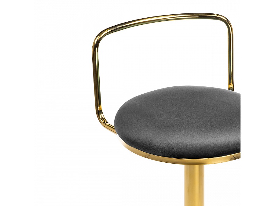 Барный стул Lusia dark gray  / gold