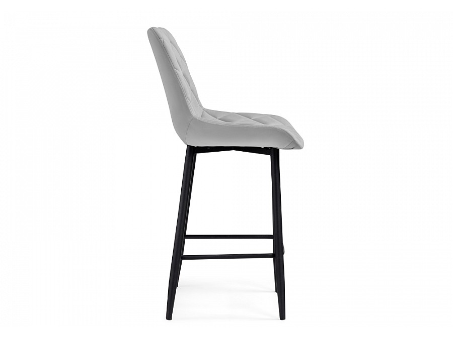 Барный стул Баодин Б/К светло-серый / черный