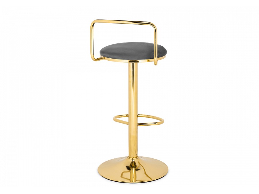 Барный стул Lusia dark gray  / gold