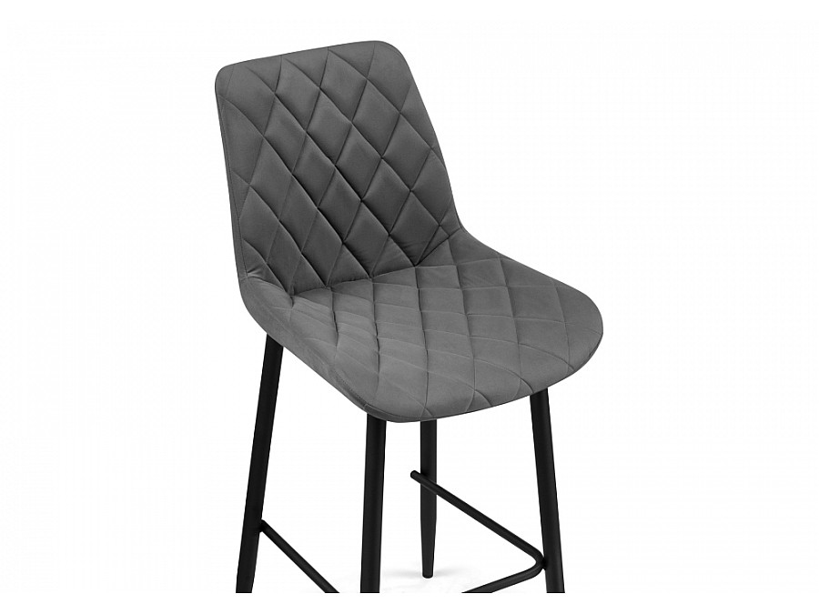 Барный стул Баодин К Б/К темно-серый / черный