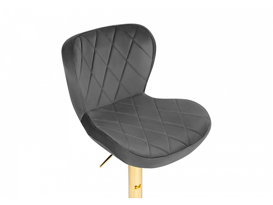 Барный стул Porch dark gray / golden