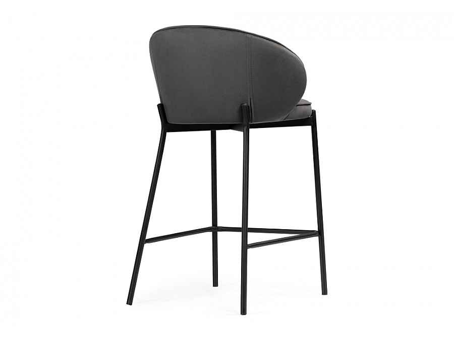 Барный стул Нейл серый / черный