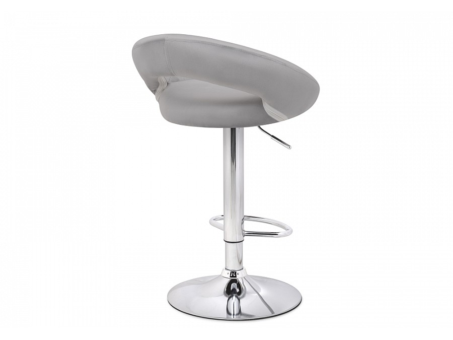 Барный стул Oazis gray fabric / chrome