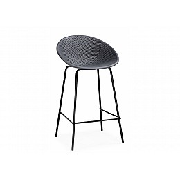 Барный стул Zeta dark grey / black