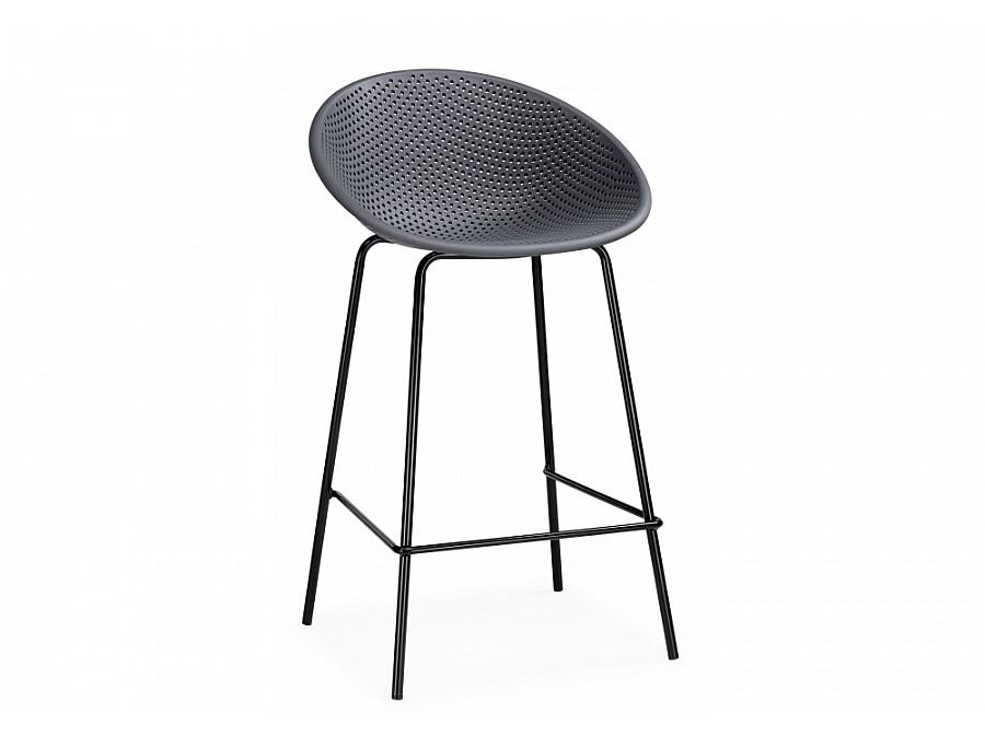 Барный стул Zeta dark grey / black