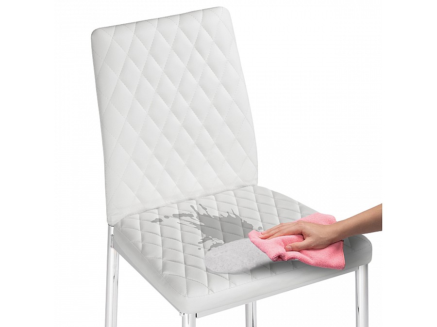 Барный стул Teon white / chrome