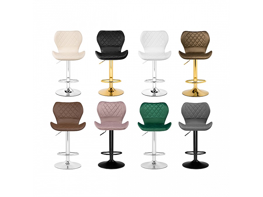 Барный стул Porch pink / black