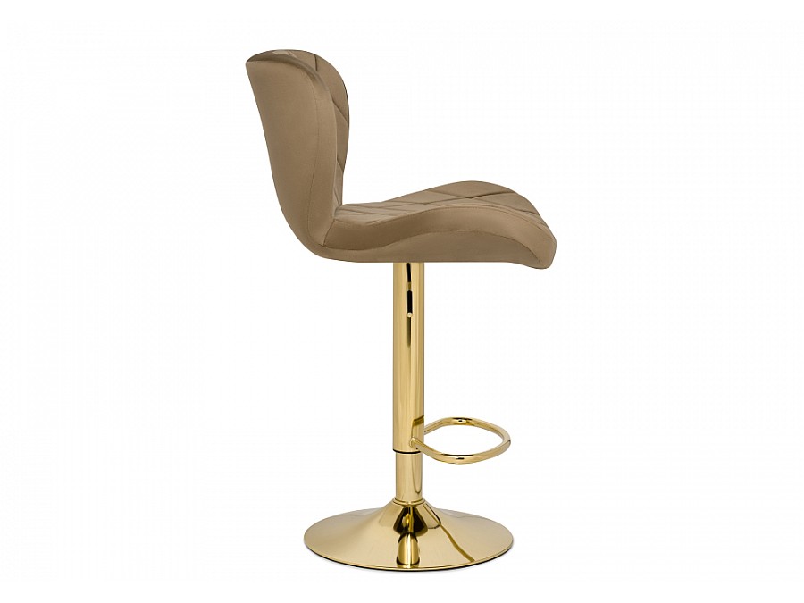 Барный стул Porch dark beige / golden