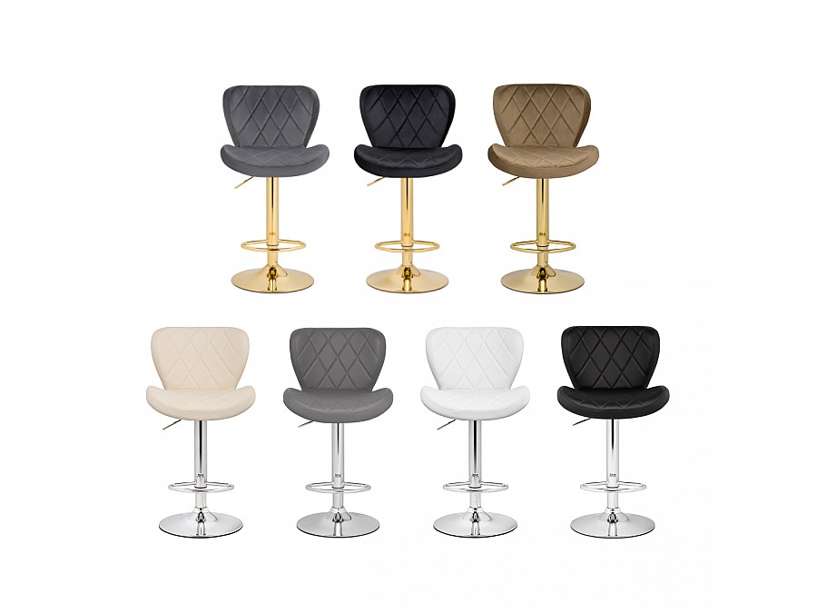 Барный стул Porch beige / chrome