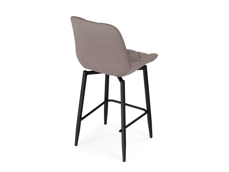 Барный стул Баодин К Б/К крутящийся латте / черный