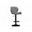 Барный стул Trio light gray / black