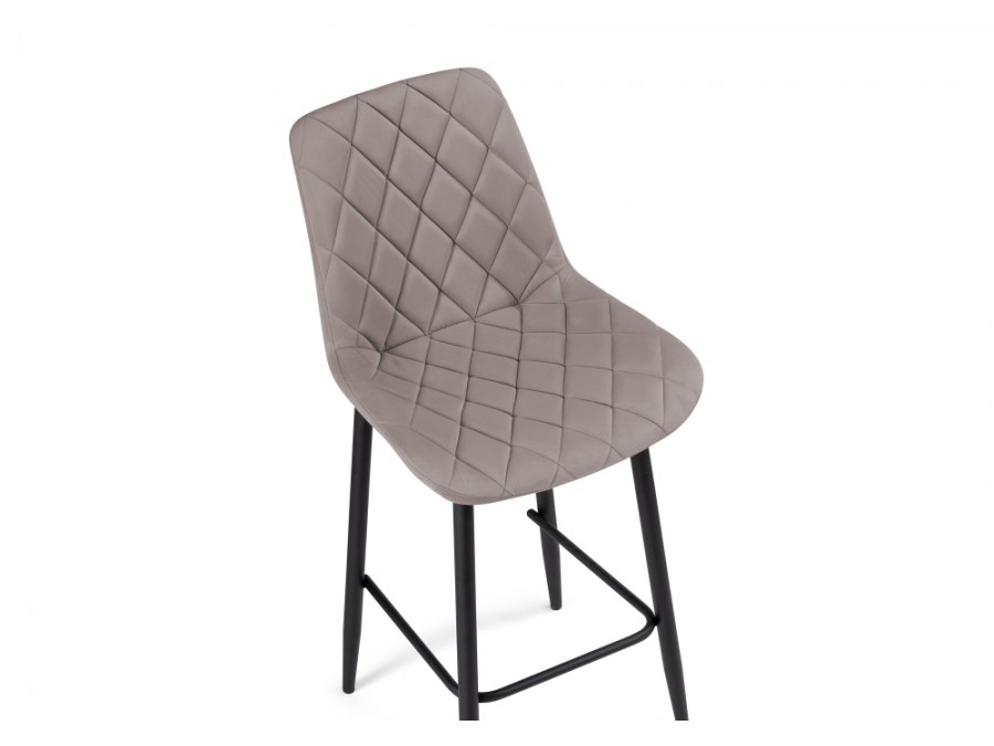 Барный стул Баодин К Б/К крутящийся латте / черный