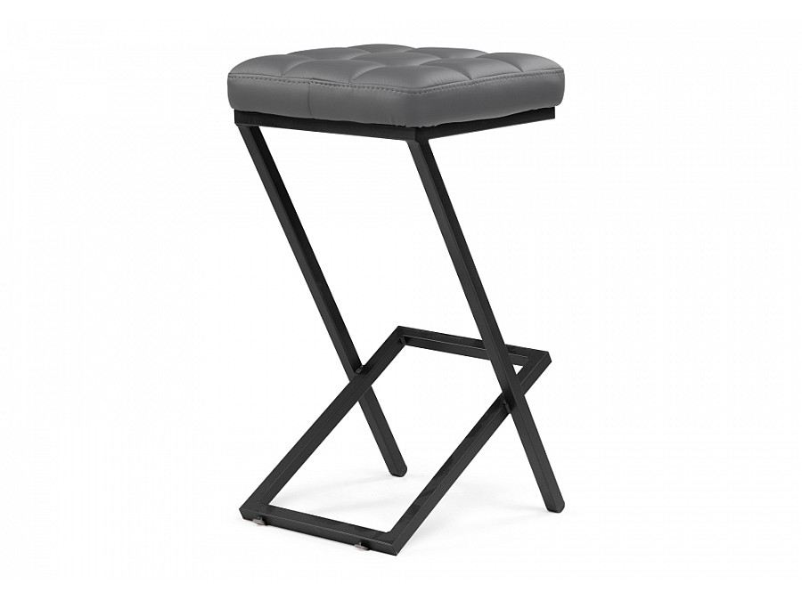 Барный стул Амаури темно-серый / черный матовый