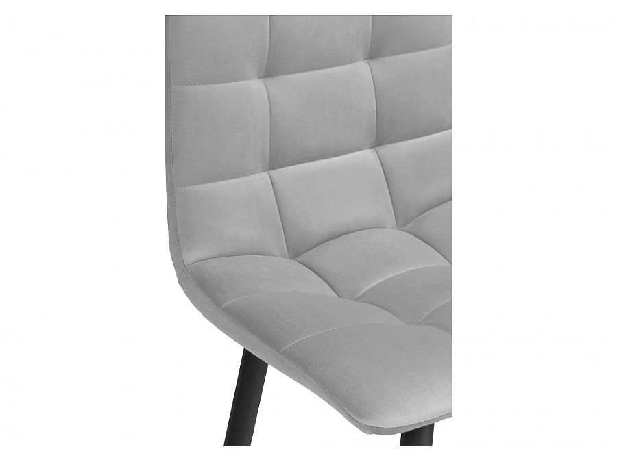 Барный стул Чилли К светло-серый / черный