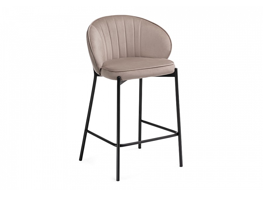 Барный стул Нейл латте / черный