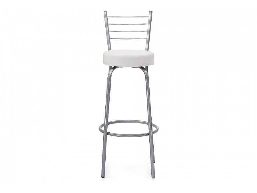 Барный стул Kuroda белый полимер / светлый мусс
