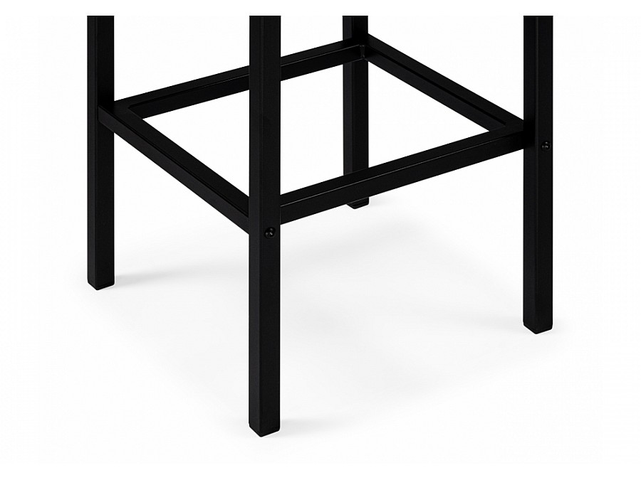 Лофт рогожка графит / черный матовый