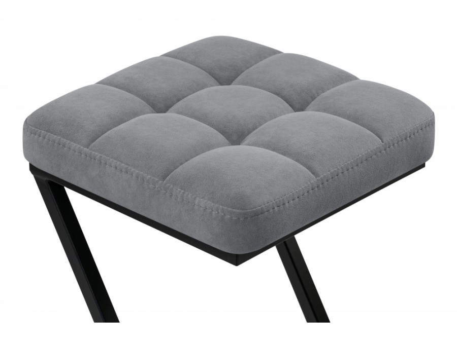 Амаури микровелюр катания сильвер / черный