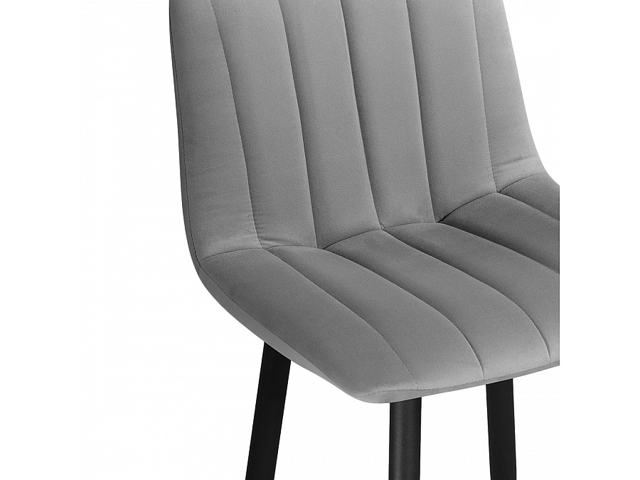 Барный стул Дани темно-серый / черный