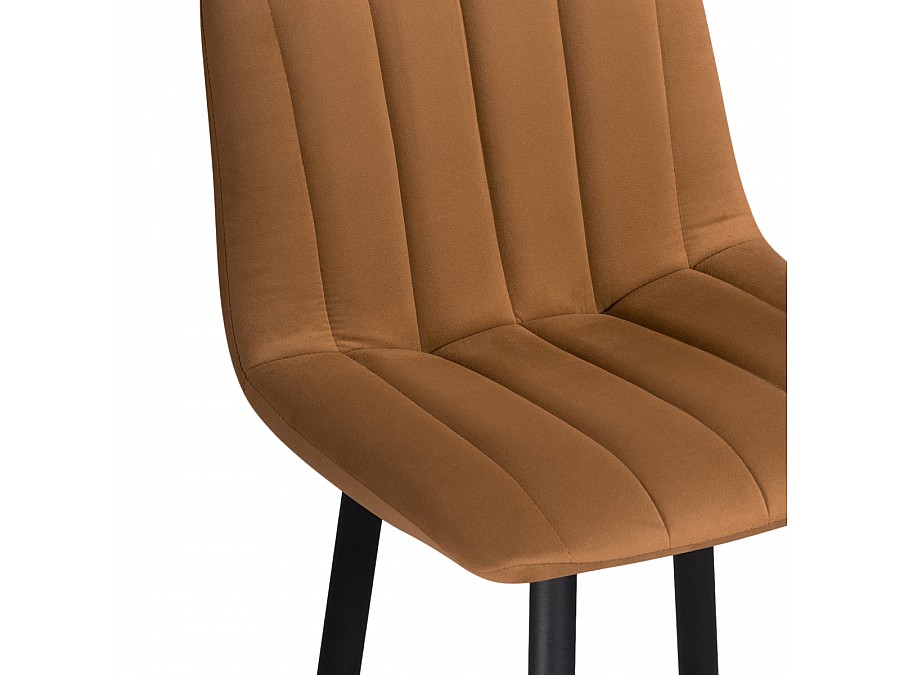 Барный стул Дани кирпичный / черный