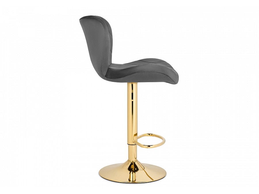 Барный стул Porch dark gray / golden