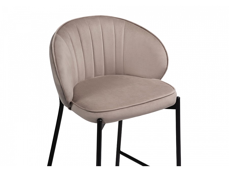 Барный стул Нейл латте / черный