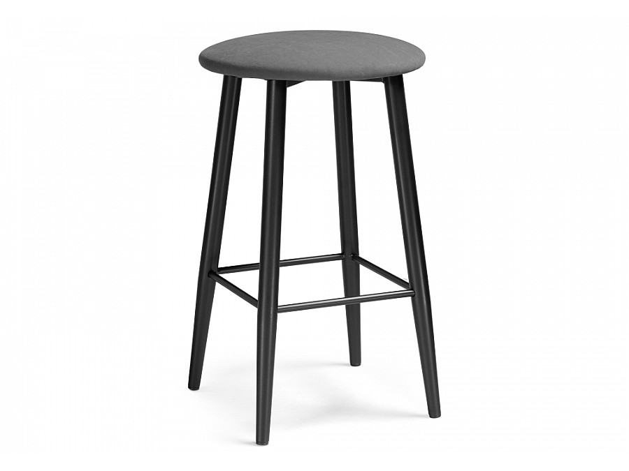 Барный стул Гангток катания графит / черный матовый