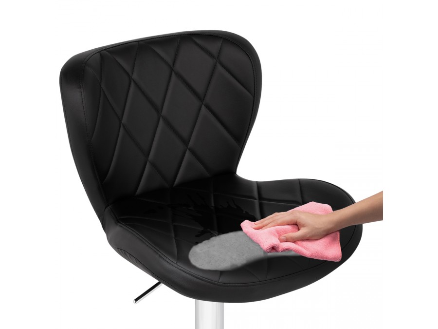 Барный стул Porch black / chrome