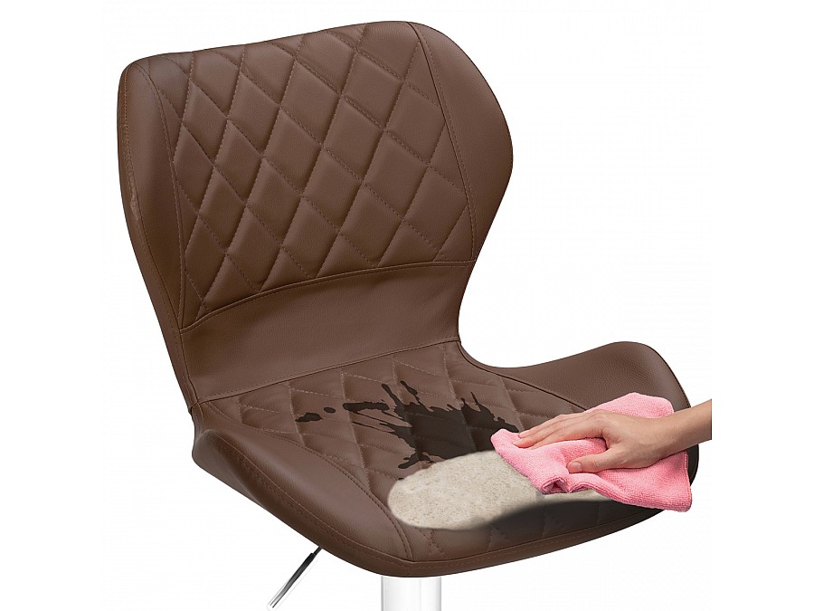 Барный стул Porch brown / chrome