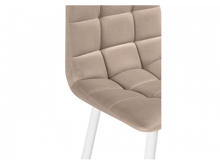 Барный стул Чилли К бежевый / белый