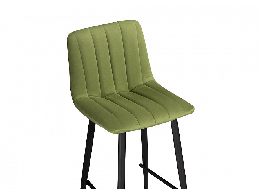 Барный стул Дани зеленый / черный