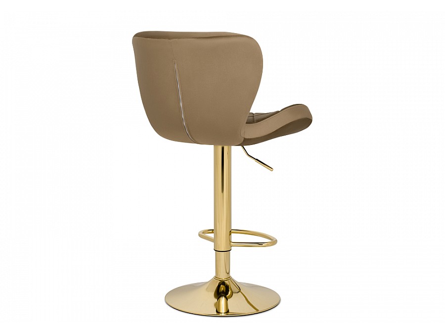 Барный стул Porch dark beige / golden