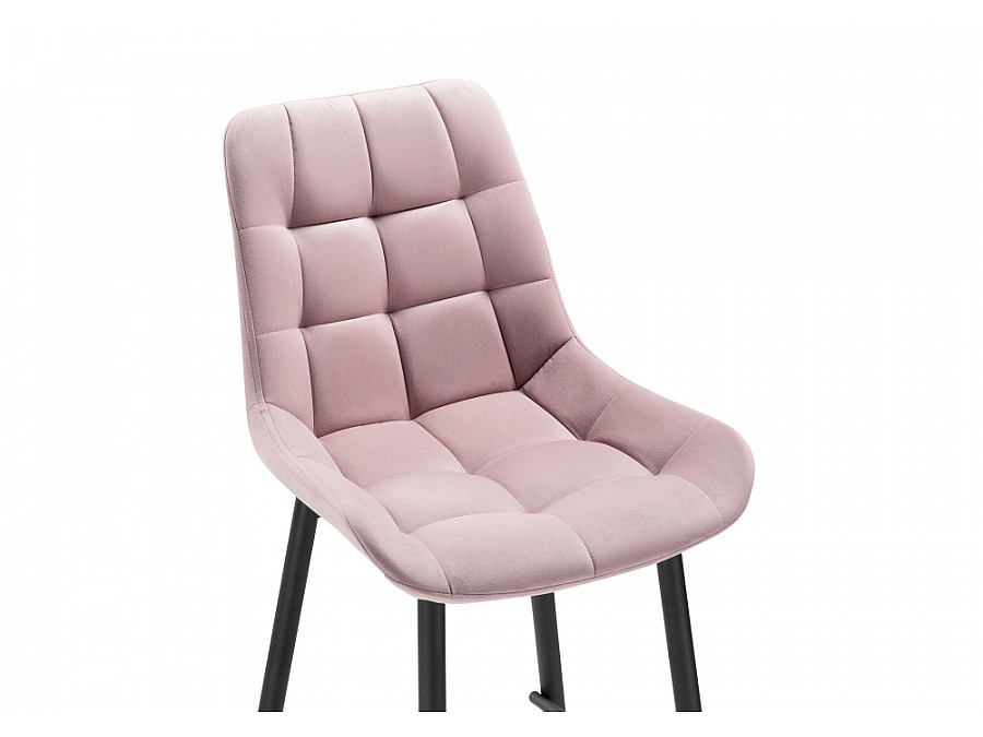 Барный стул Алст розовый / черный