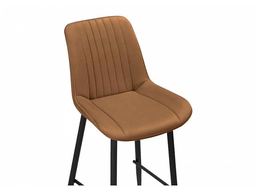 Барный стул Седа К кирпичный / черный